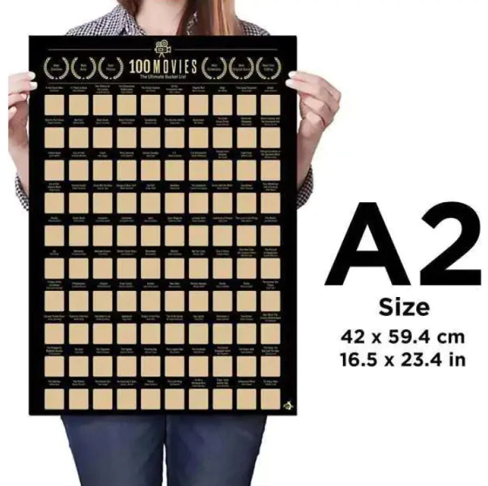 Movie Scratch Postcards